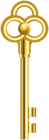 Gold Key PNG Clip Art Image