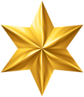 Gold Star Clip Art PNG Image