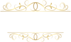 Ornate Golden Element PNG Clipart