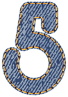 Jeans Number Five PNG Clipart Picture