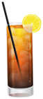 Cola with Lemon PNG Clipart Image