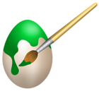 Easter Green Coloring Egg PNG Clip Art Image