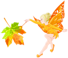 Autumn Fairy PNG Clipart Image