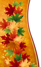 Autumn Leaves Decoration PNG Clipart Image