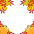 Fall Frame Border PNG Clipart Image