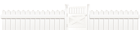 White Fence with Door PNG Clipart Picture