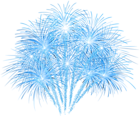 Blue Fireworks Decor PNG Clipart