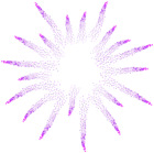 Purple Fireworks Clip Art PNG Image