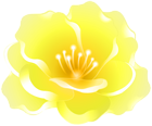 Artistic Yellow Flower PNG Clipart