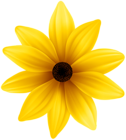 Yellow Flower PNG Clip Art Image
