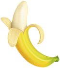 Peeled Banana Clipart Image