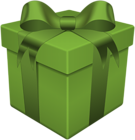 Gift Box Green Transparent PNG Clip Art