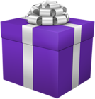 Gift Box Purple PNG Clip Art Image