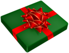 Green Gift PNG Clipart