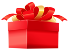 Transparent Red Gift Box Picture