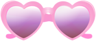 Pink Heart Sunglasses PNG Clipart
