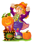 Cute Scarecrow PNG Clipart