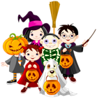 Halloween Kids PNG Clip Art Image