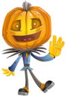 Pumpkin Head PNG Clip Art Image