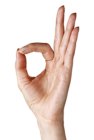 Hand Showing OK PNG Clipart Image