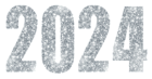 2024 Flat Silver Large PNG Image