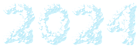 2024 Snowy PNG Clipart