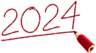 Deco 2024 with Pencil PNG Clipart