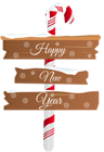 Happy New Year Sign PNG Clip Art