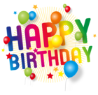 Happy Birthday Transparent Decoration PNG Picture