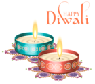 Happy Diwali Nice Candles PNG Clipart Image