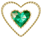 Emerald Heart PNG Clipart