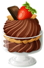 Chocolate Ice Cream Sundae PNG Clip Art Picture