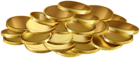 Golden Coins PNG Clipart