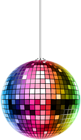 Colorful Disco Ball PNG Clipart