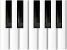 Piano Keys Decorative PNG Clipart