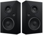 Speakers Black PNG Clip Art Image