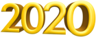 2020 Yellow Transparent Clipart