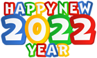 2022 Happy New Year PNG Clip Art Image