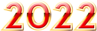 2022 Red Gold Style PNG Clipart