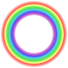 Round Rainbow PNG Clip Art Image