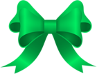 Green Bow PNG Clipart