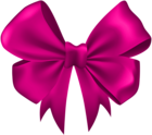 Pink Beautiful Bow PNG Clip Art Image