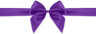 Purple Bow Transparent Clip Art Image