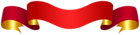 Red Curved Banner Transparent Clipart
