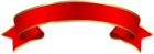 Red Gold Banner Transparent Clip Art