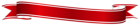 Red and White Banner PNG Clipart Picture