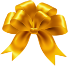 Yellow Bow Transparent PNG Image