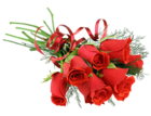 Rose Red Bouquet PNG Picture