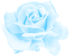 Rose Watercolor Blue PNG Clipart