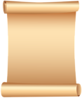 Scrolled Paper PNG Clip Art
